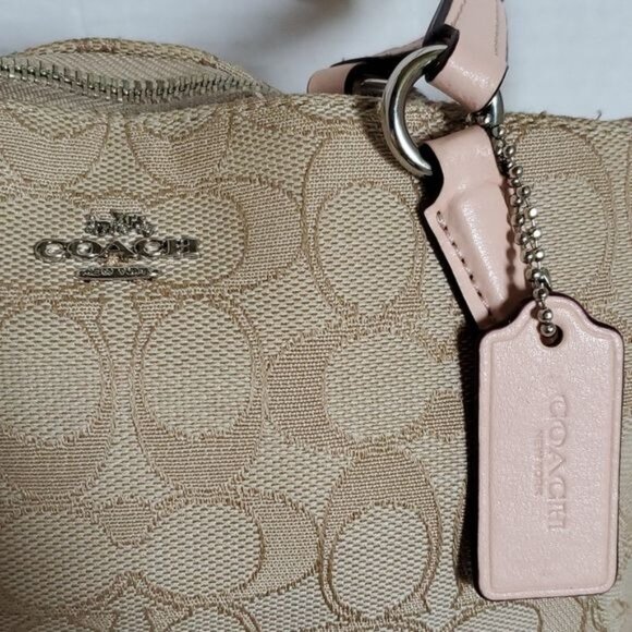 Coach Mini Kelsey Satchel Signature Jacquard Crossbody Shoulder WOMEN'S WOMAN'S - Picture 7 of 16